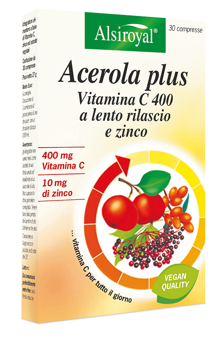 ACEROLA 400 PLUS 30 COMPRESSE - Farmacia Mastrangelo 