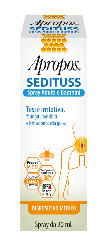 APROPOS SEDITUSS SPRAY ADULTI/BAMBINI 20 ML - Farmacia Mastrangelo 
