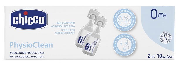 CHICCO SOLUZIONE PHYSIOCLEAN 2 ML 10 PEZZI - Farmacia Mastrangelo 