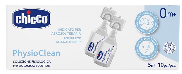 CHICCO SOLUZIONE PHYSIOCLEAN 5 ML 10 PEZZI - Farmacia Mastrangelo 