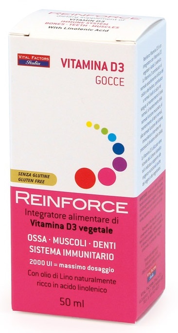 REINFORCE VITAMINA D3 GOCCE 50 ML - Farmacia Mastrangelo 