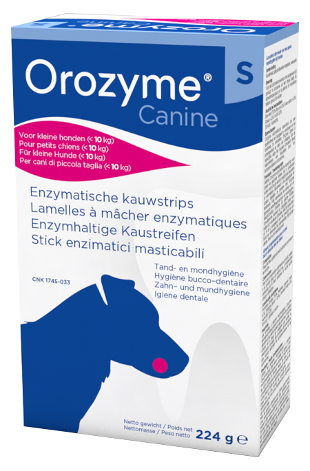 OROZYME CANINE STRISCE ENZIMATICHE MASTICABILI PER CANI DI TAGLIA PICCOLA - Farmacia Mastrangelo 