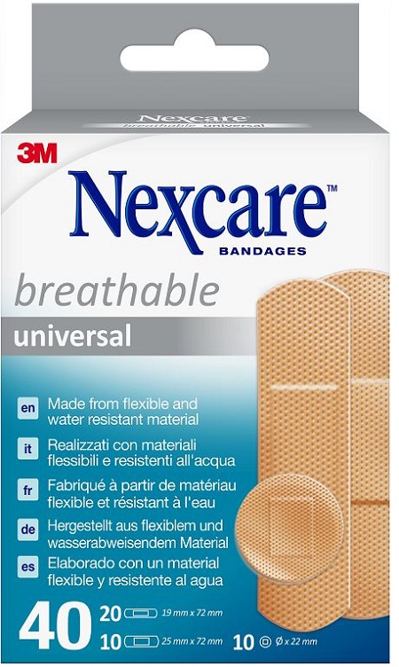 CEROTTO PREPARATO NEXCARE UNIVERSAL ASSORTITI 20 CEROTTO 19X72MM + 10 CEROTTO 25X72MM + 10 CEROTTO TONDI 22,5MM - Farmacia Mastrangelo 