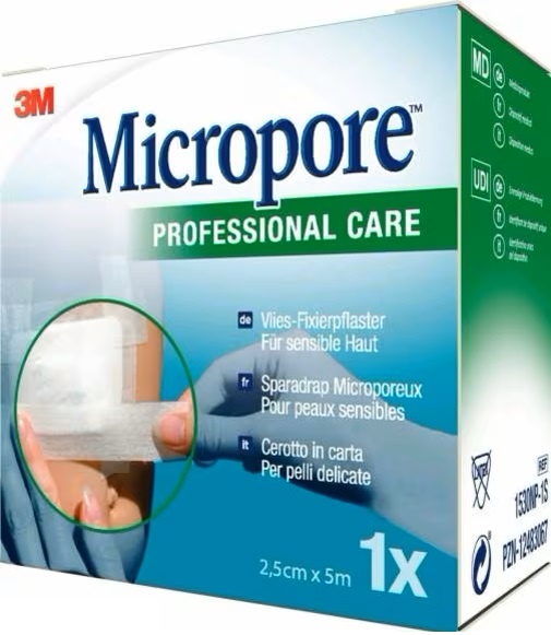 CEROTTO IN CARTA MICROPORE SURGICAL TAPE M5X25MM REFILL - Farmacia Mastrangelo 