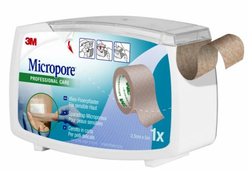 CEROTTO IN CARTA MICROPORE SURGICAL TAPE TAN M5X25MM DISPENSER - Farmacia Mastrangelo 