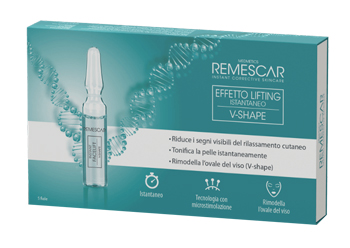 REMESCAR EFFETTO LIFTING ISTANTANEO V-SHAPE 5 FIALE X 2 ML - Farmacia Mastrangelo 