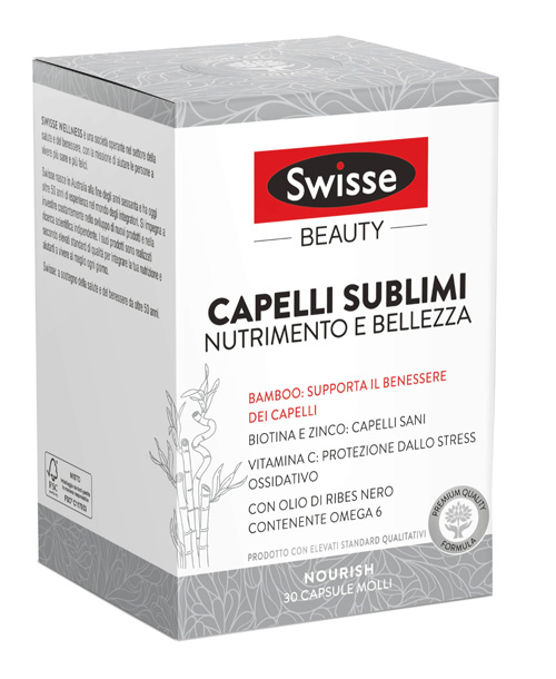 SWISSE CAPELLI SUBLIMI 30 CAPSULE - Farmacia Mastrangelo 