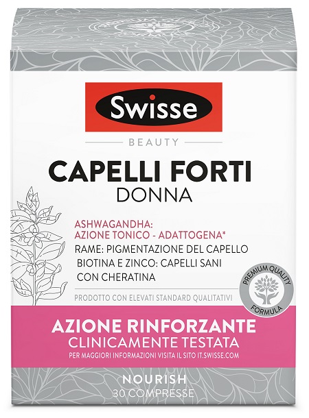 SWISSE CAPELLI FORTI DONNA 30 COMPRESSE - Farmacia Mastrangelo 