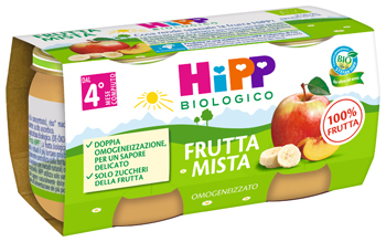HIPP BIO OMOGENEIZZATO FRUTTA MISTA 2X80 G - Farmacia Mastrangelo 