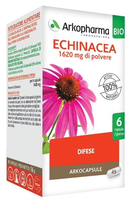 ARKOCPS ECHINACEA 45 CAPSULE BIO - Farmacia Mastrangelo 