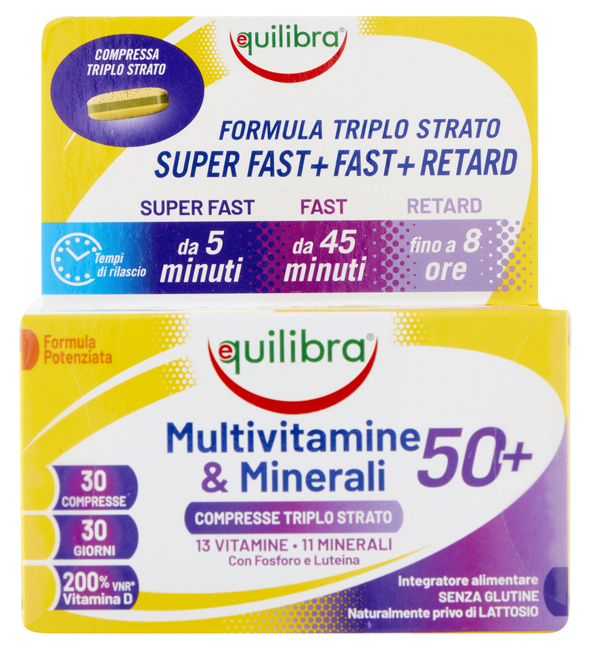 MULTIVITAMINE&MINERALI 50+ 30 COMPRESSE - Farmacia Mastrangelo 