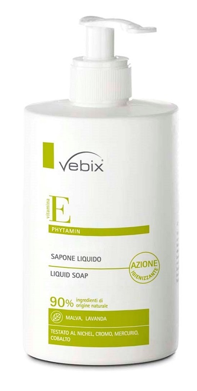 VEBIX PHYTAMIN SAPONE MANI AZIONE IGIENIZZANTE 500 ML - Farmacia Mastrangelo 