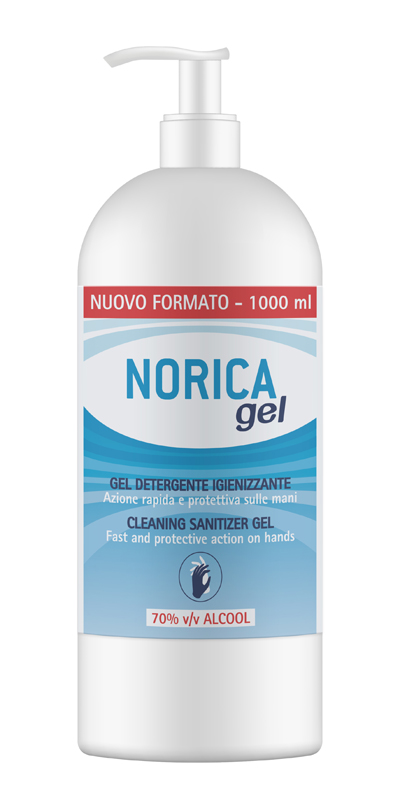 NORICA GEL DETERGENTE IGIENIZZANTE 70% ALCOOL 1000 ML - Farmacia Mastrangelo 