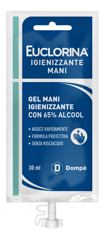 EUCLORINA GEL MANI IGIENIZZANTE 30 ML - Farmacia Mastrangelo 