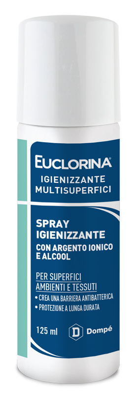 EUCLORINA IGIENIZZANTE MULTISUPERFICI SPRAY 125 ML - Farmacia Mastrangelo 