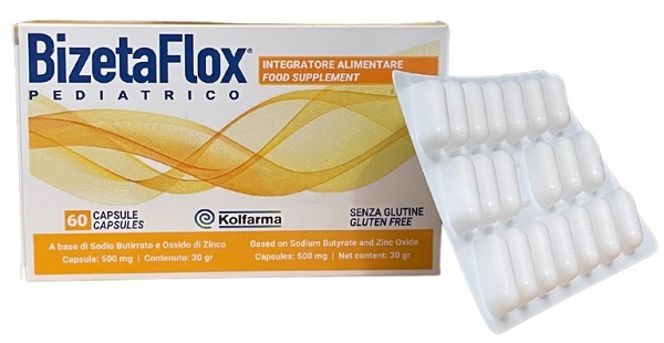 BIZETAFLOX PEDIATRICO 60 CAPSULE DA 500 MG - Farmacia Mastrangelo 