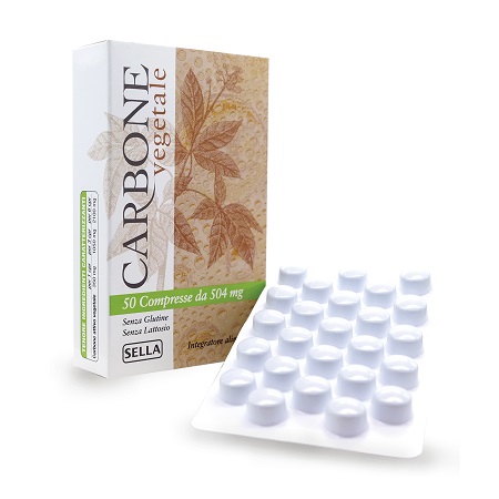 CARBONE VEGETALE 50 COMPRESSE - Farmacia Mastrangelo 
