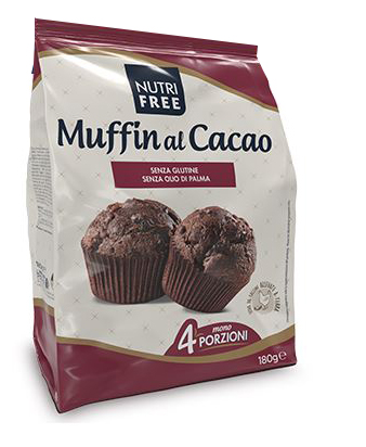 NUTRIFREE MUFFIN AL CACAO 4 X 45 G - Farmacia Mastrangelo 