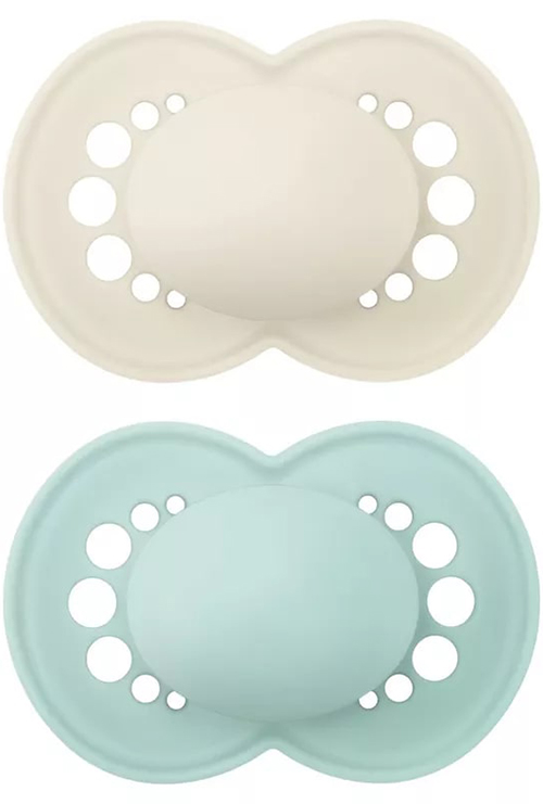 MAM ORIGINAL 6+ SILICONE NEUTRO 2 PEZZI - Farmacia Mastrangelo 