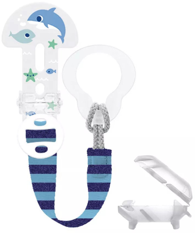 MAM CLIP IT & COVER PORTASUCCHIETTO 0+ MASCHIO - Farmacia Mastrangelo 