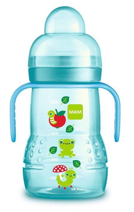 MAM TRAINER 220 ML 4+ BECCUCCIO SOFT SILICONE FEMMINA - Farmacia Mastrangelo 