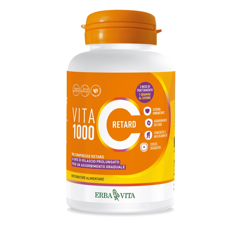 VITA C 1000 RETARD 90 COMPRESSE - Farmacia Mastrangelo 