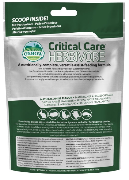 CRITICAL CARE HERBIVORE 141 G - Farmacia Mastrangelo 