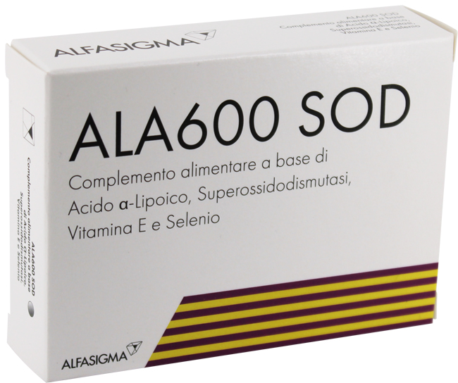 ALA 600 SOD 20 COMPRESSE - Farmacia Mastrangelo 