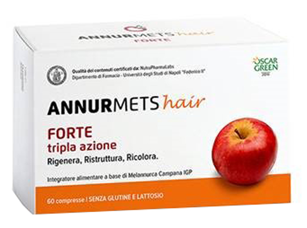ANNURMETS HAIR FORTE TRIPLA AZIONE 60 COMPRESSE - Farmacia Mastrangelo 
