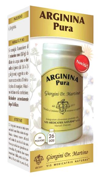 ARGININA PURA POLVERE SOLUBILE 100 G - Farmacia Mastrangelo 