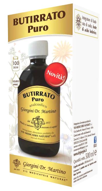 BUTIRRATO PURO LIQUIDO ANALCOLICO 500 ML - Farmacia Mastrangelo 