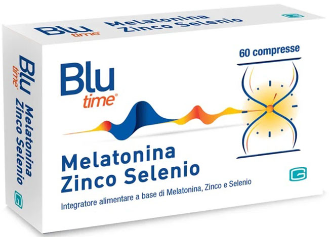 BLU TIME MELATONINA/ZINCO/SELENIO COMPRESSE - Farmacia Mastrangelo 