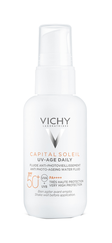 CAPITAL SOLEIL UV-AGE FLUIDO ANTI-FOTOINVECCHIAMENTO SPF50+ 40 ML - Farmacia Mastrangelo 