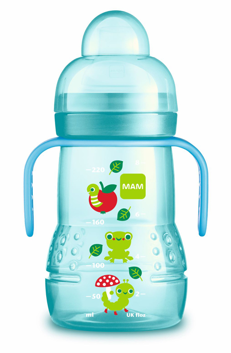 MAM TRAINER 220 ML 4+ BECCUCCIO SOFT SILICONE NEUTRO - Farmacia Mastrangelo 