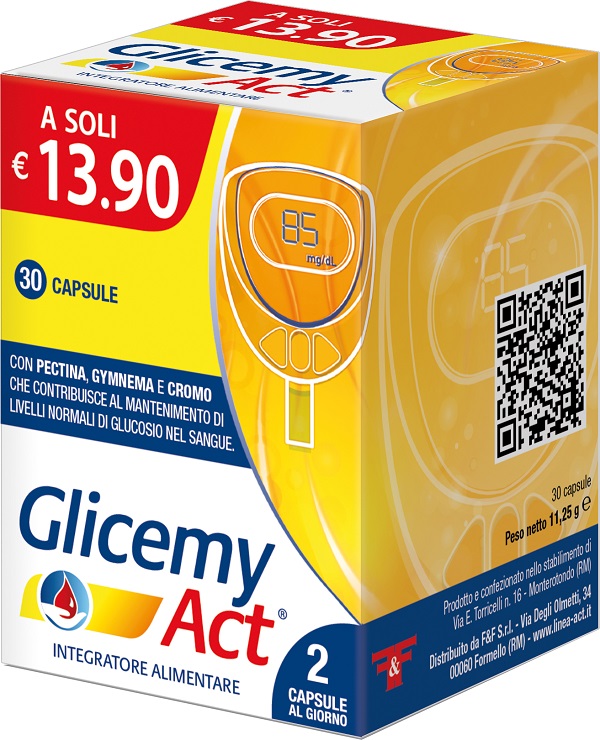 GLICEMY ACT 30 CAPSULE - Farmacia Mastrangelo 