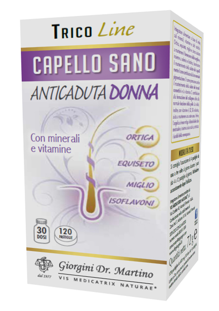 CAPELLO SANO ANTICADUTA DONNA 120 PASTIGLIE - Farmacia Mastrangelo 