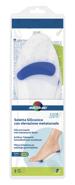SOLETTA SILICONICA MASTER-AID FOOTCARE MEDIUM 39-40 METATARSO I5 - Farmacia Mastrangelo 