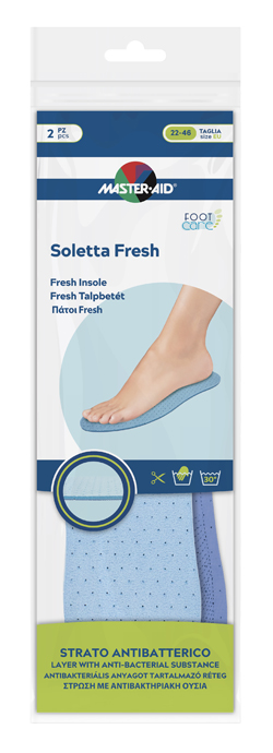 MASTER-AID FOOTCARE SOLETTA FRESH RITAGLIABILE 2 PEZZI I2 - Farmacia Mastrangelo 