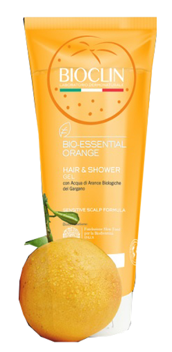 BIOCLIN BIO ESSENTIAL ORANGE HAIR & SHAMPOO 200 ML - Farmacia Mastrangelo 
