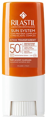 RILASTIL SUN SYSTEM PHOTO PROTECTION TERAPY SPF 50+ STICK TRASPARENTE 8,5 ML - Farmacia Mastrangelo 