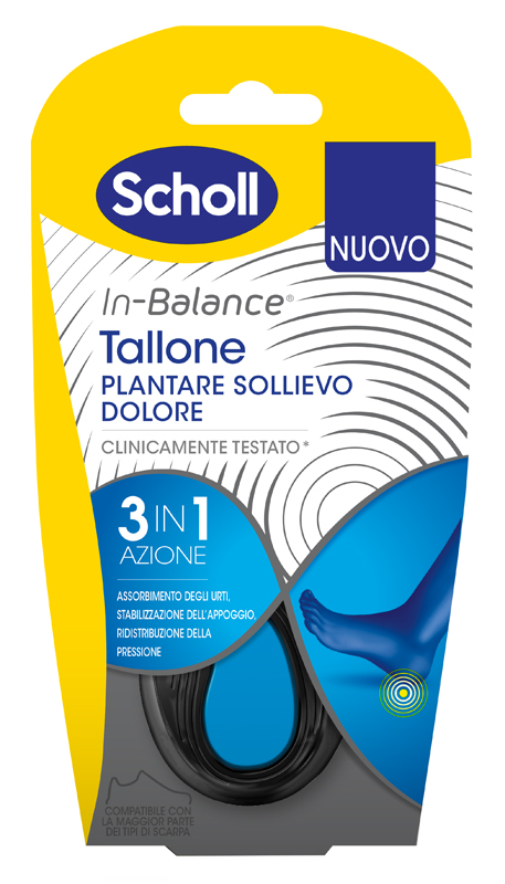 SCHOLL PLANTARE TALLONE M 2 PEZZI - Farmacia Mastrangelo 