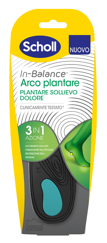 SCHOLL PLANTARE ARCO S 2 PEZZI - Farmacia Mastrangelo 