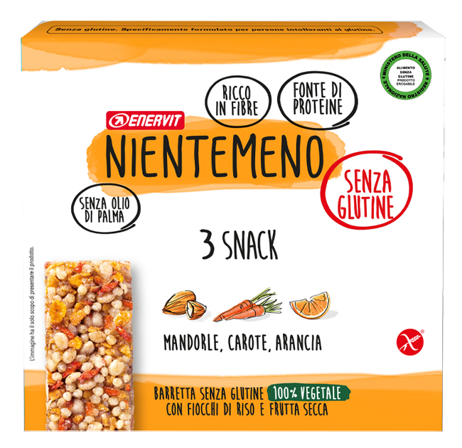 NIENTEMENO EN BARRETTA MANDORLE CAROTE ARANCIA - Farmacia Mastrangelo 