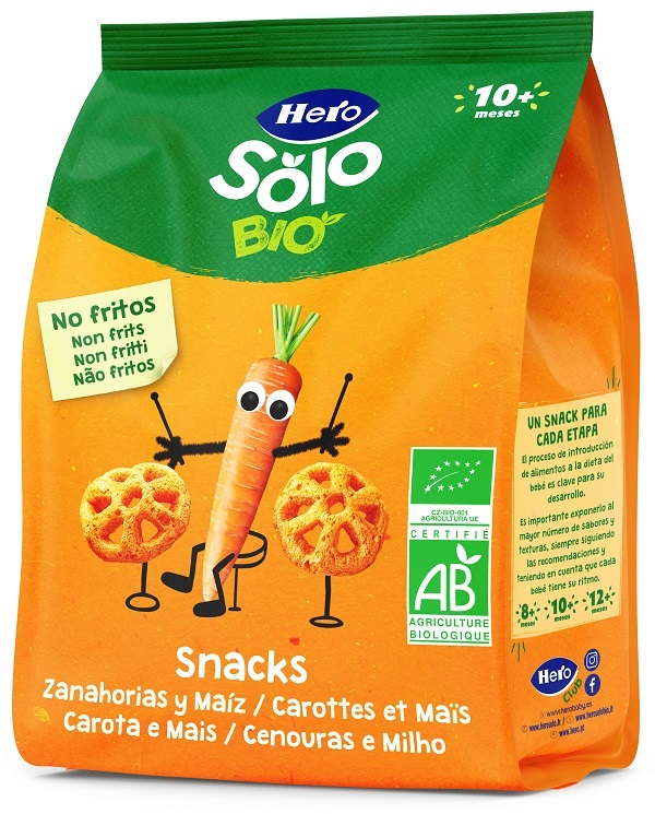 HERO BABY SOLO SNACK CAROTA MAIS 40 G - Farmacia Mastrangelo 