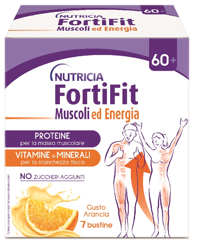 FORTIFIT MUSCOLI&ENERGIA ARANCIA 7 BUSTINE - Farmacia Mastrangelo 