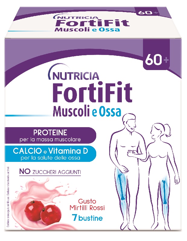 FORTIFIT MUSCOLI&OSSA MIRTILLO ROSSO 7 BUSTINE - Farmacia Mastrangelo 