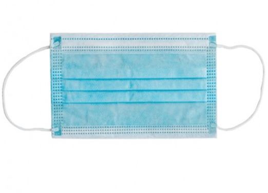 MASCHERINA CHIRURGICA FILTRANTE 98% 3 VELI TIPO IIR CON ELASTICI ADULTI AZZURRA 10 PEZZI - Farmacia Mastrangelo 
