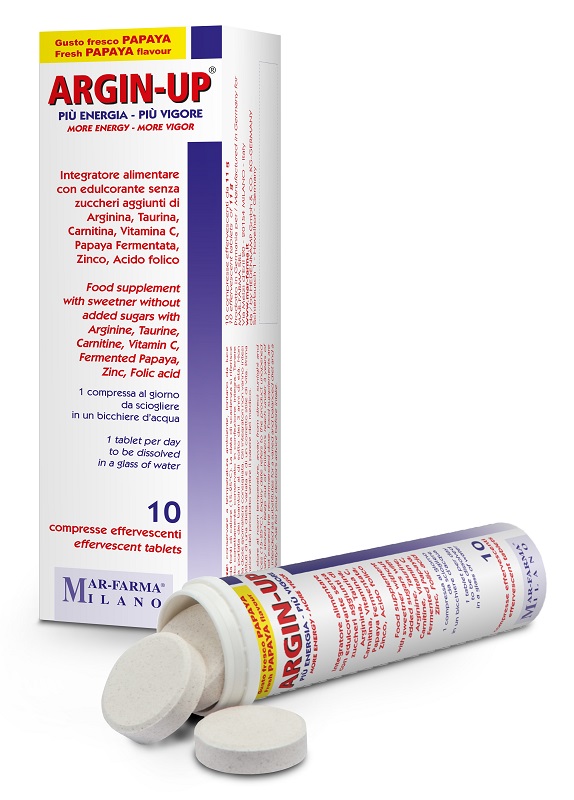 ARGIN UP 10 COMPRESSE EFFERVESCENTI - Farmacia Mastrangelo 