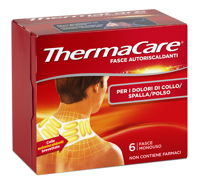 FASCE AUTORISCALDANTI A CALORE TERAPEUTICO THERMACARE COLLO/SPALLA/POLSO 6 PEZZI - Farmacia Mastrangelo 