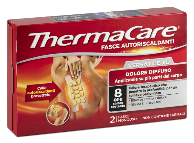 FASCIA AUTORISCALDANTE VERSATILE THERMACARE XL 2 PEZZI - Farmacia Mastrangelo 
